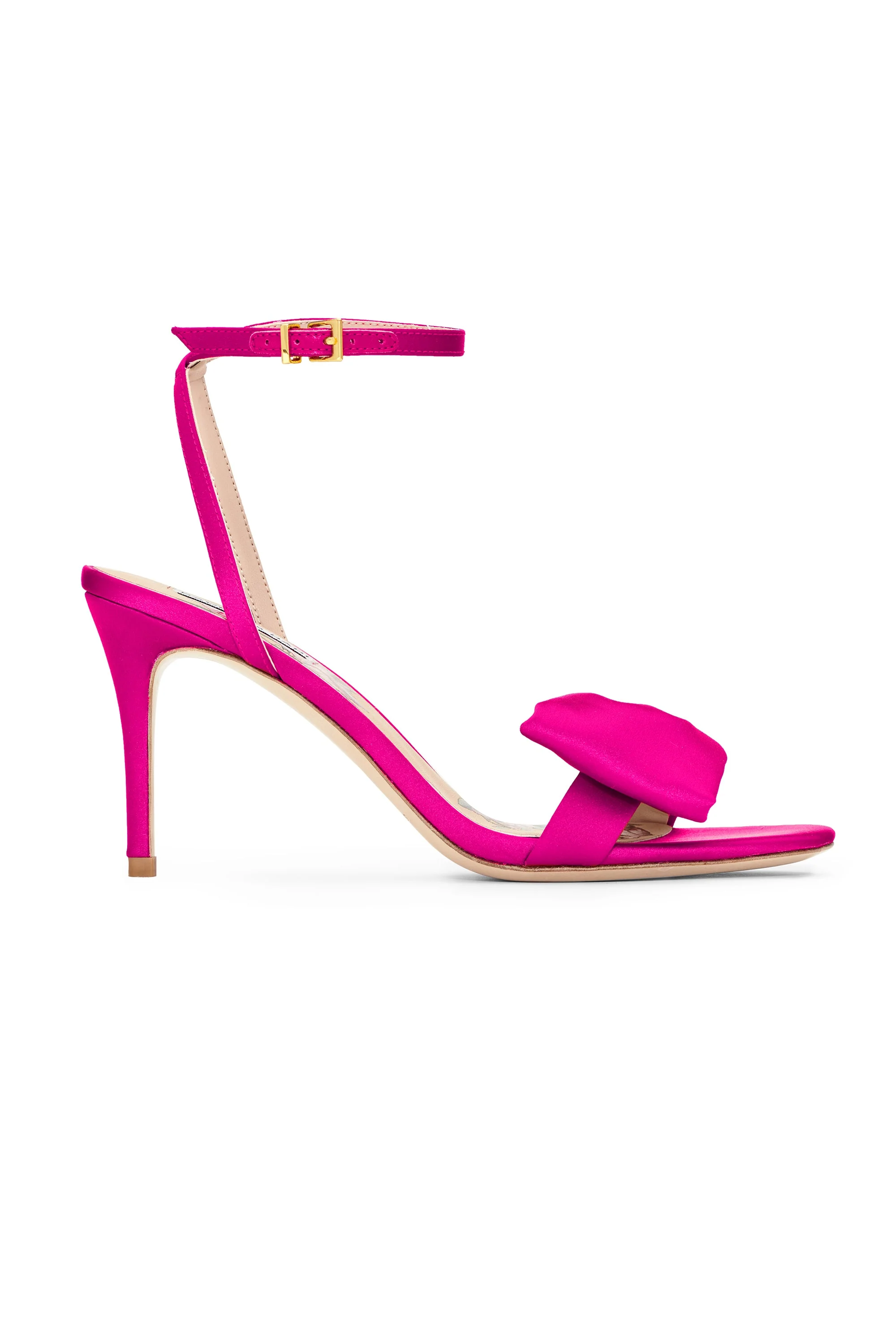 Sachin & Babi Chelsea Heel Obi-Bow Open Toe in Cerise - Image 3