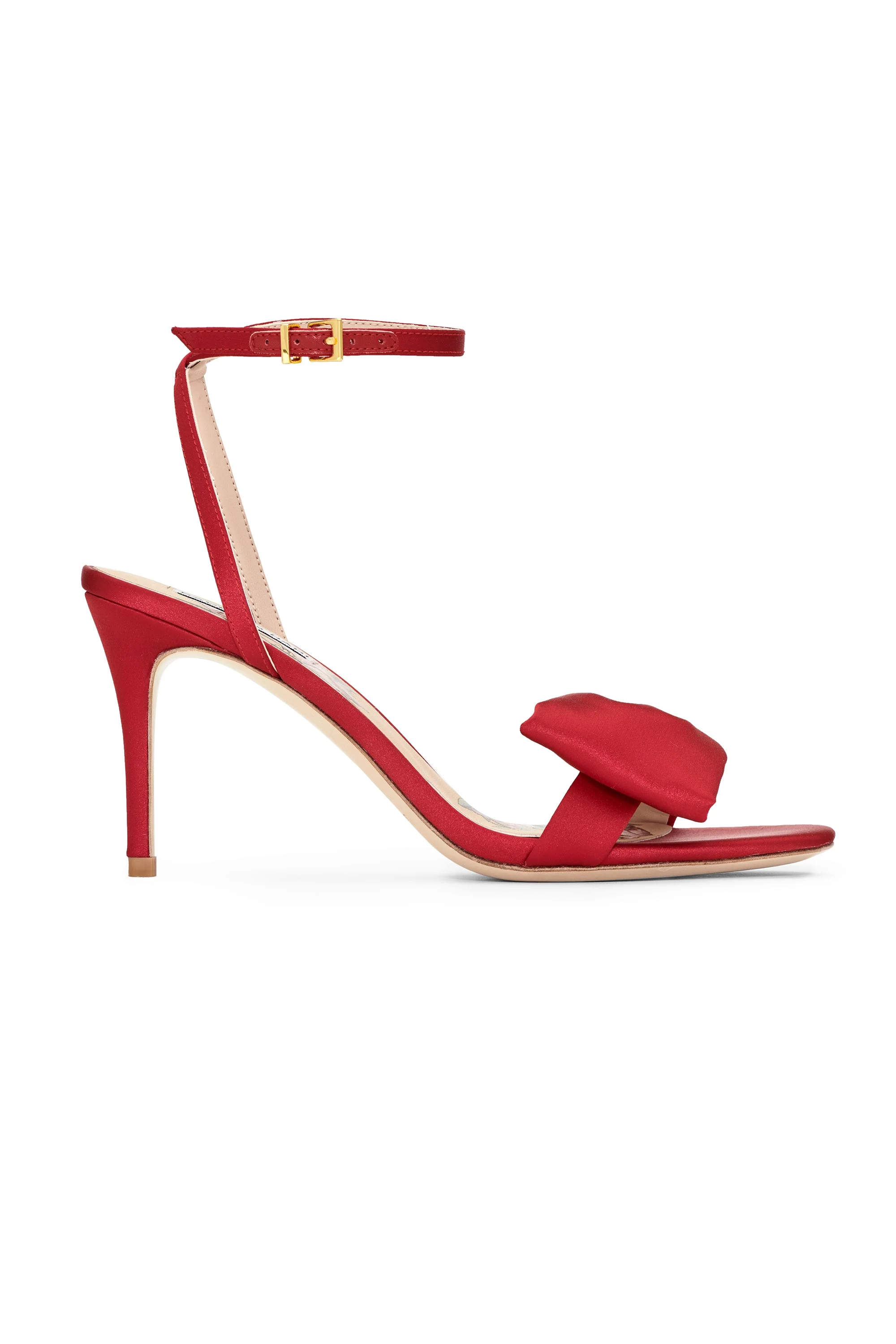 Sachin & Babi Chelsea Heel Obi-Bow Open Toe in Holly Red - Image 2