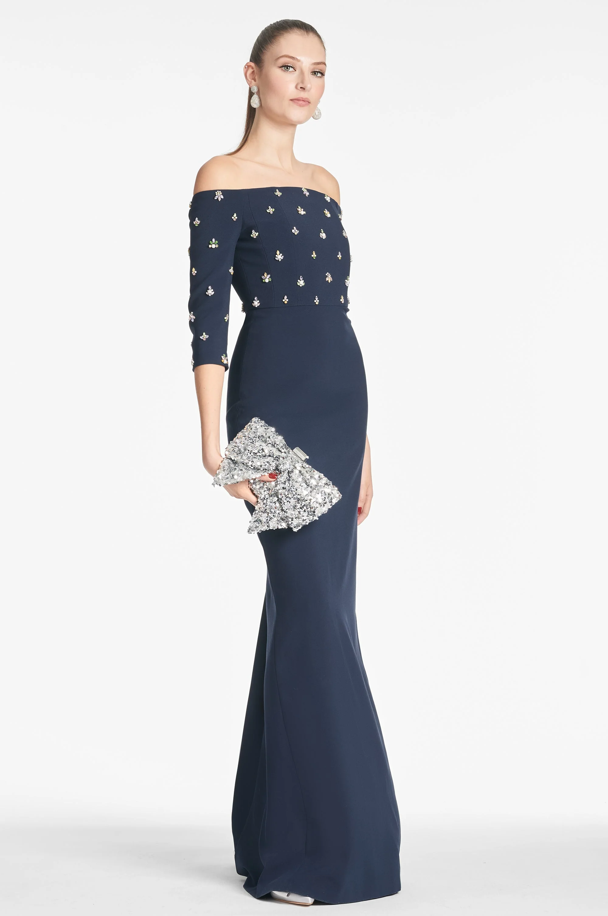 Sachin & Babi Cupids Clutch in Allover Sequin - Image 3