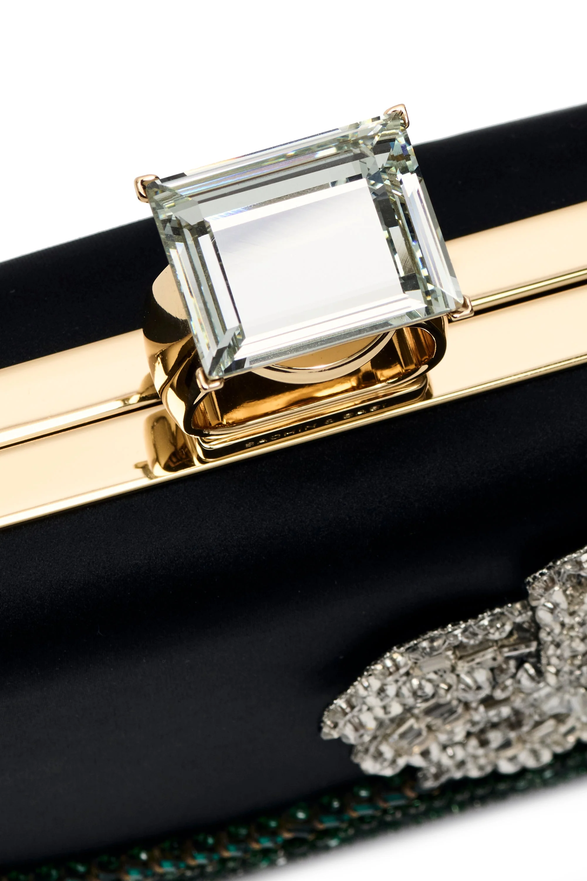 Sachin & Babi On The Rocks Clutch in Black - Image 4