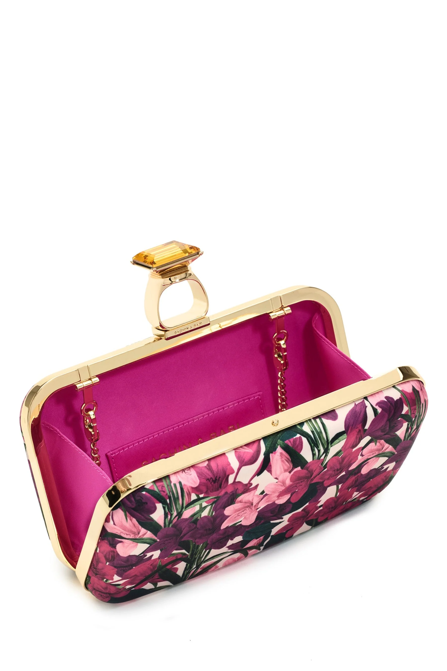 Sachin & Babi On The Rocks Clutch in Casa Blanca Lillies - Image 4