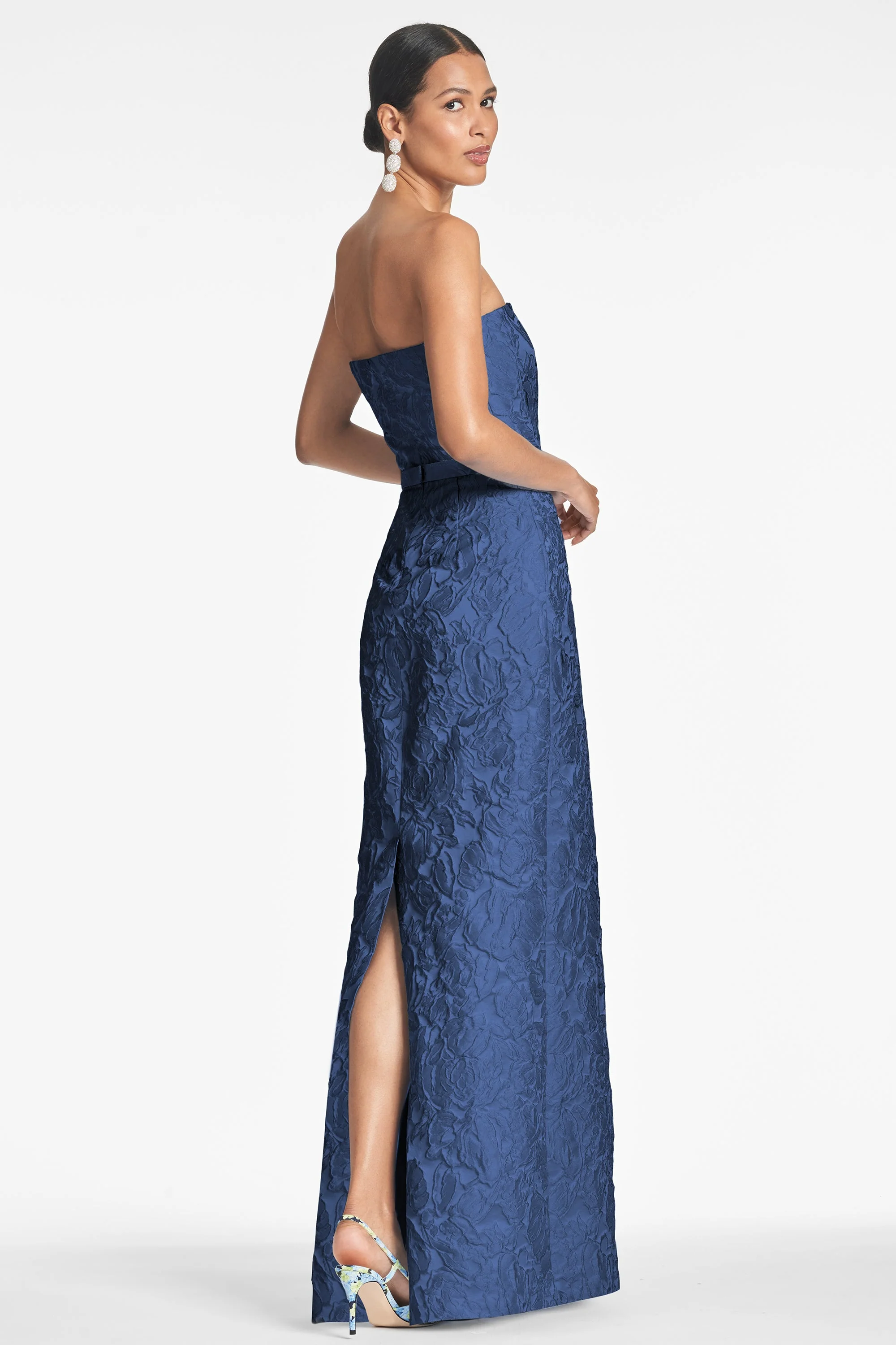 Sachin & Babi Sophia Gown in Midnight - Image 6