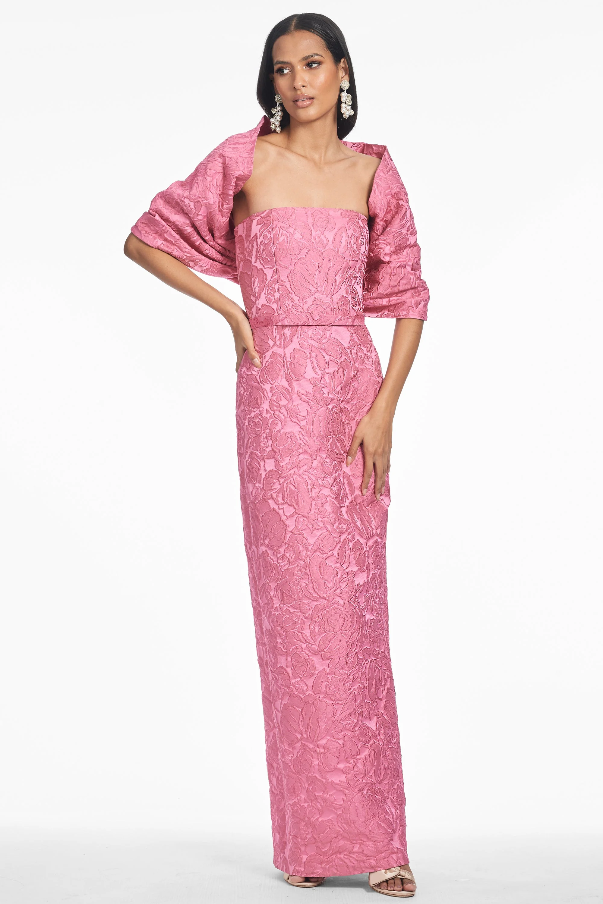 Sachin & Babi Sophia Gown in Rose Pink - Image 3