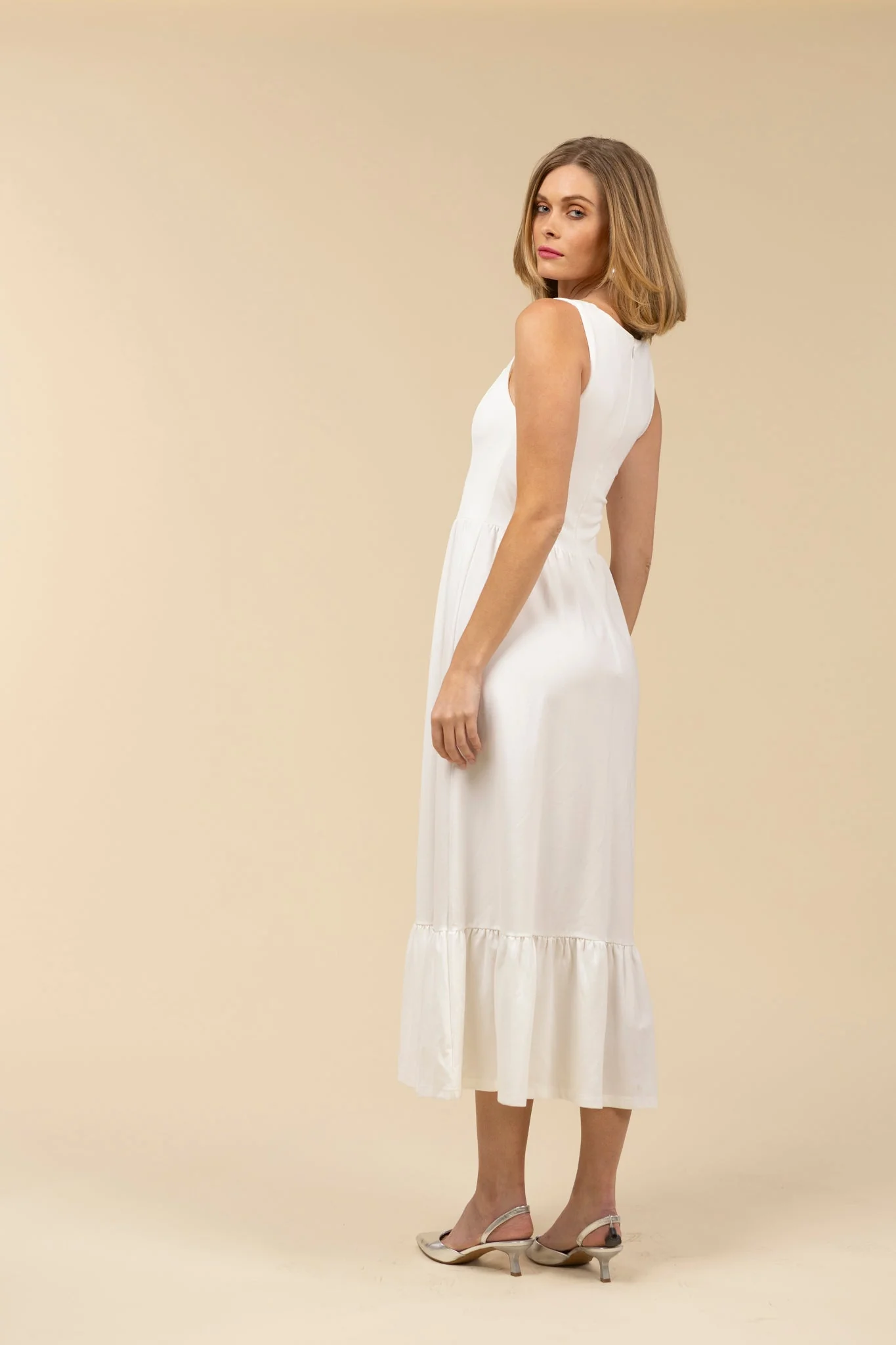 Smith & Quinn The Bernadette Dress - Off White - Image 2