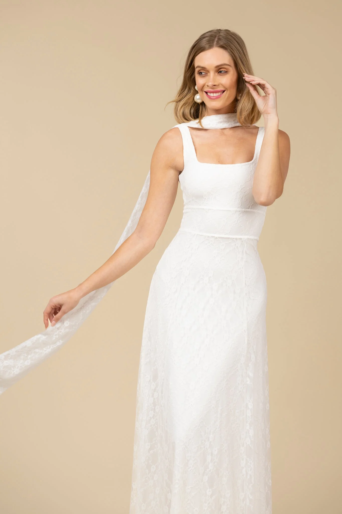 Smith & Quinn The Cosette Dress - Off White - Image 4