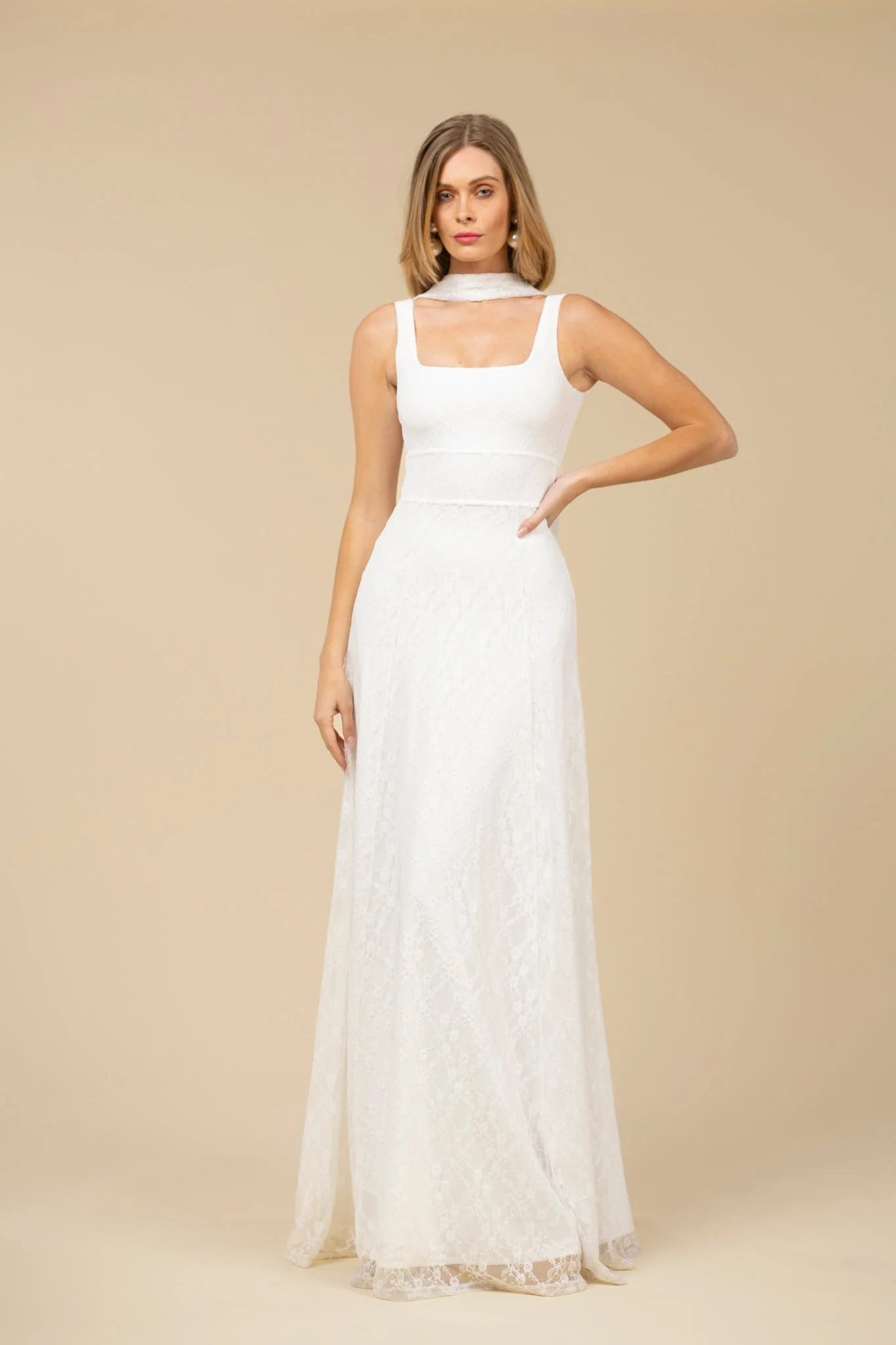 Smith & Quinn The Cosette Dress - Off White - Image 9