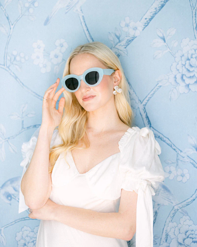 The Georgie Earrings in Aquamarine - Image 3