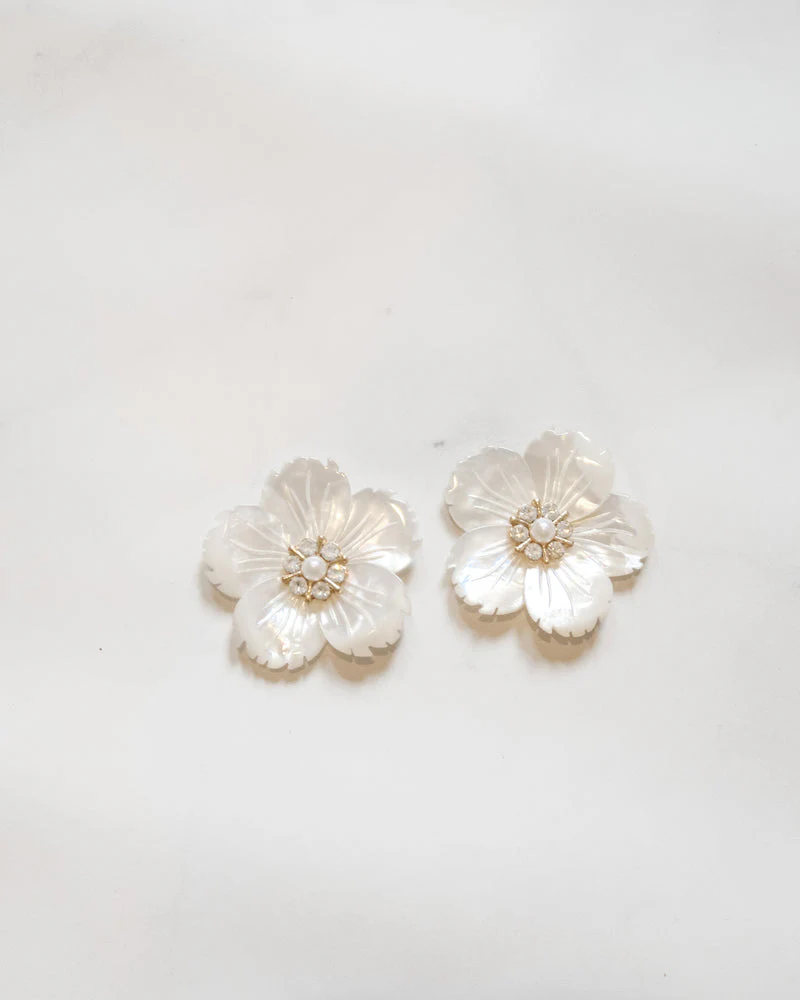 The Large Olivia Petal Earrings - Image 3