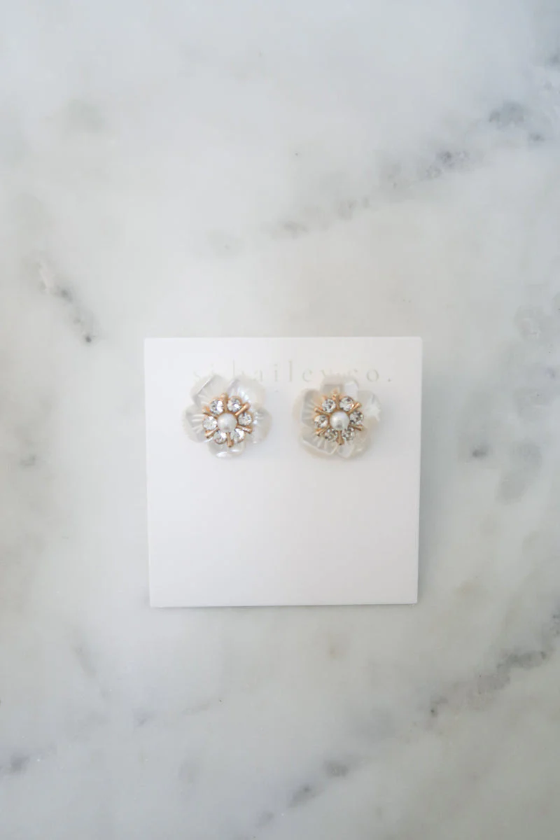 The Mini Olivia Earrings in Gold