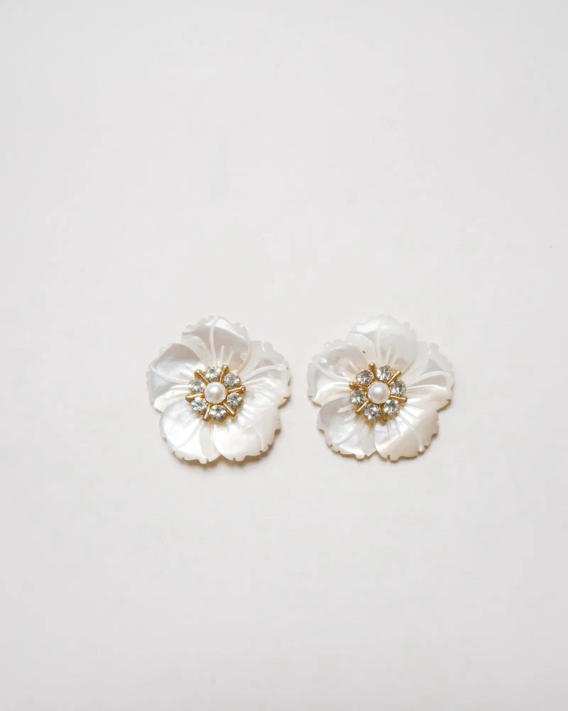 The Olivia Petals Earrings in Gold - Image 4