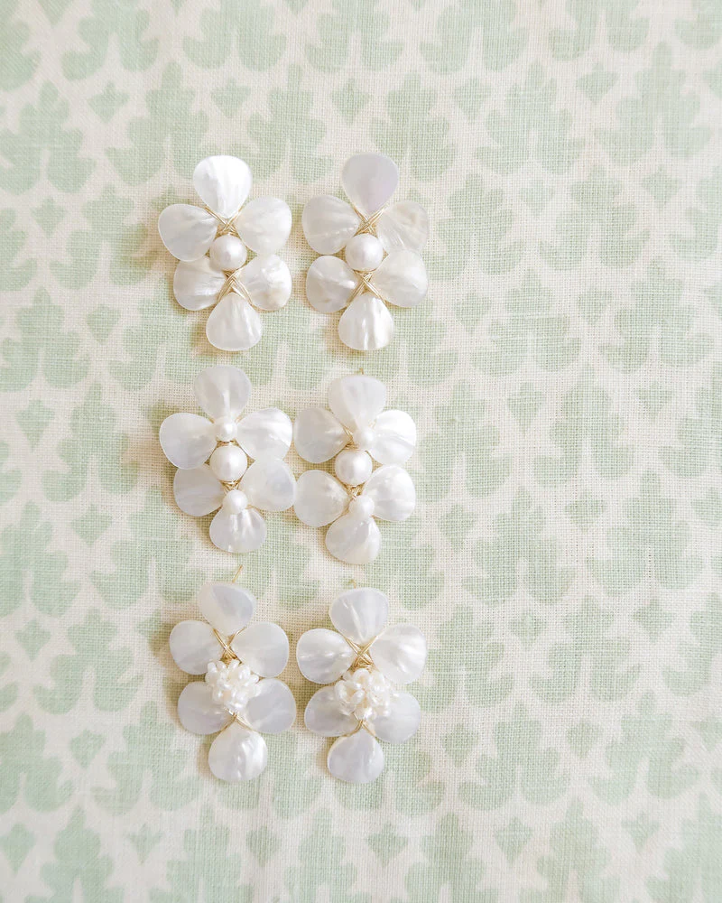 The Richmond Earrings in Pearl - Image 2