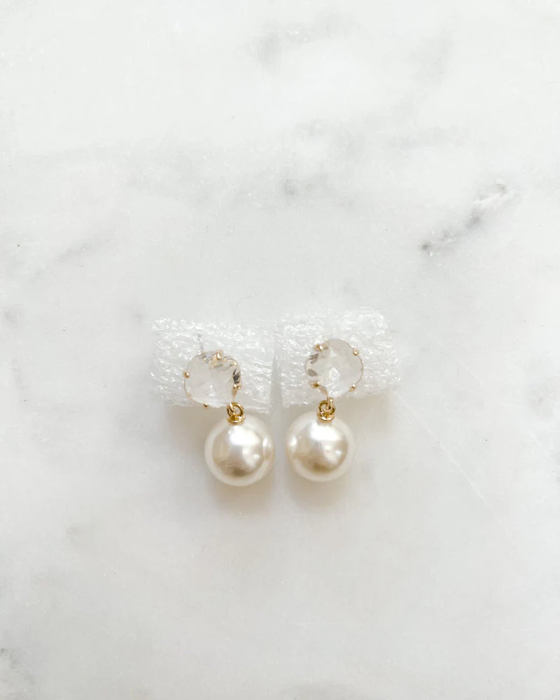 The Sofia Pearl Drop Earrings - Image 4