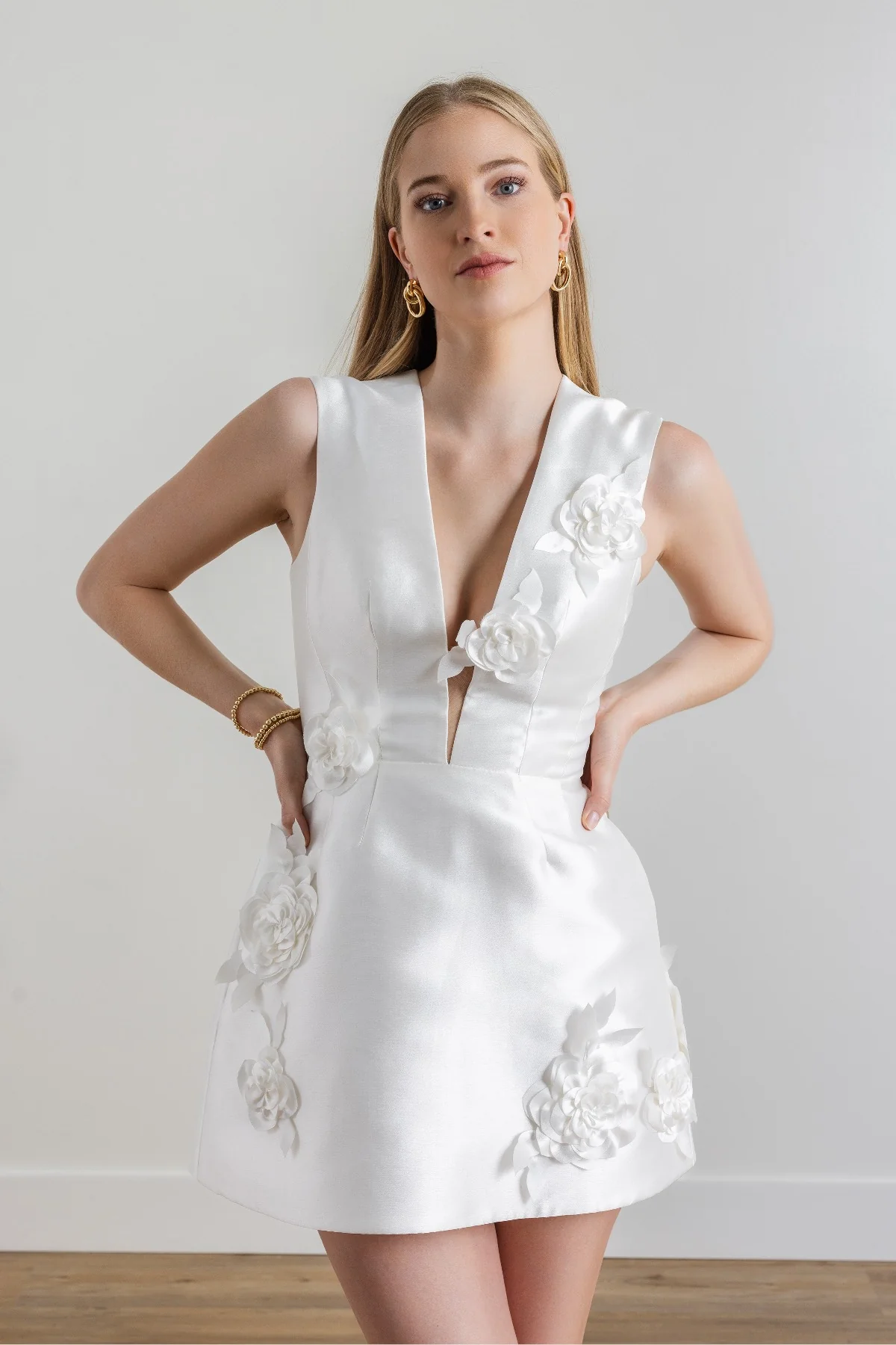 By Watters Little White Dress Fiore 30302 - Image 3