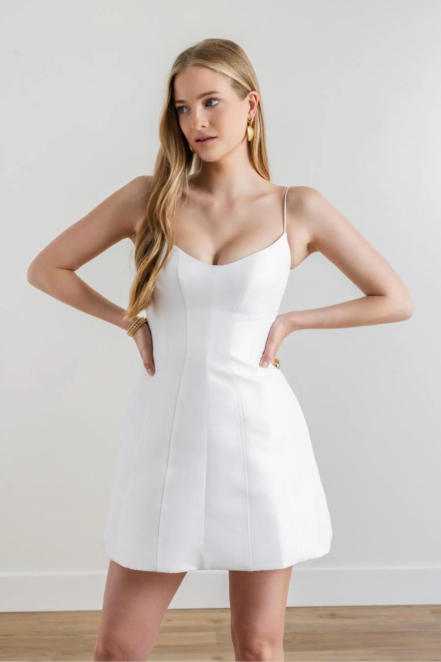 By Watters Little White Dress Marci 39701 - Image 3