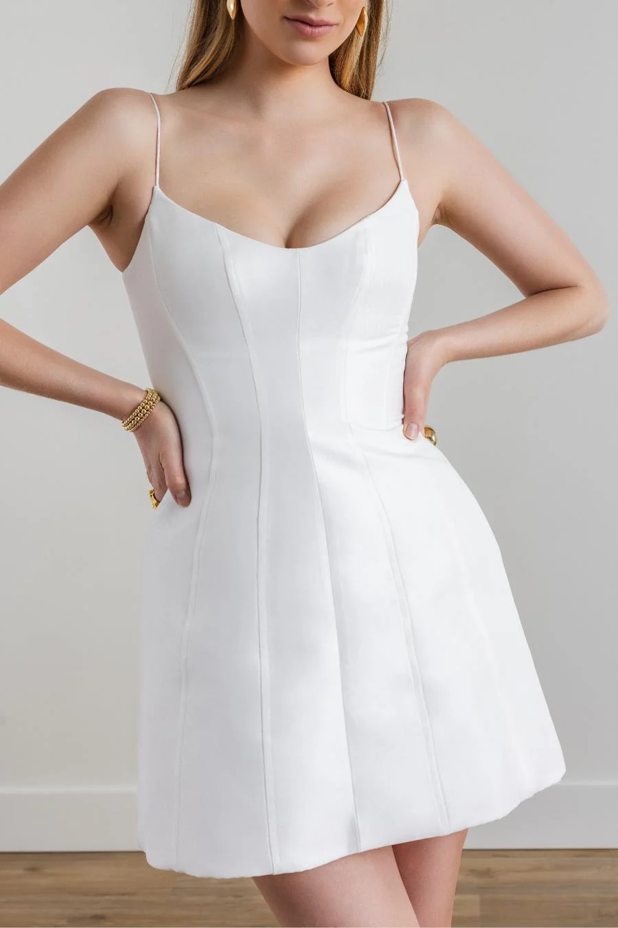 By Watters Little White Dress Marci 39701 - Image 4