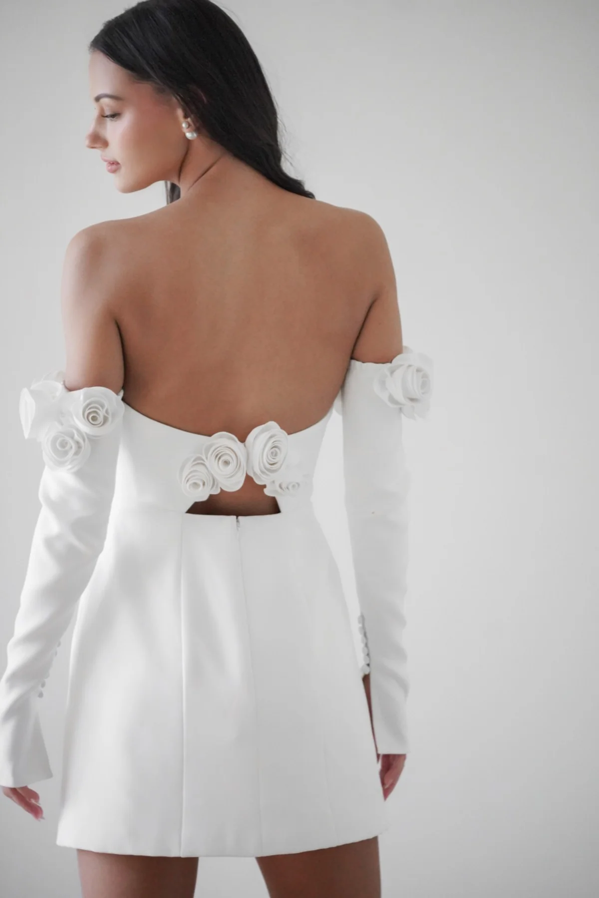 By Watters Little White Dress Marta 37312 - Image 4