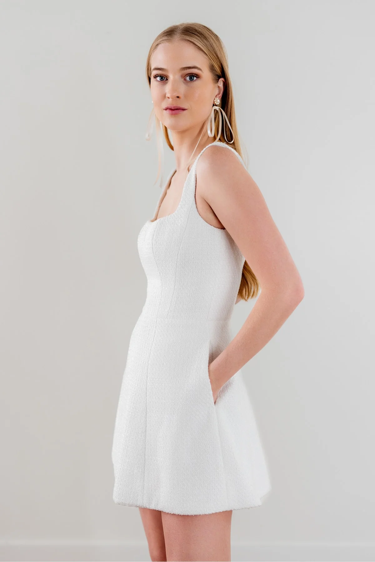 By Watters Little White Dress Misia 38331 - Image 4
