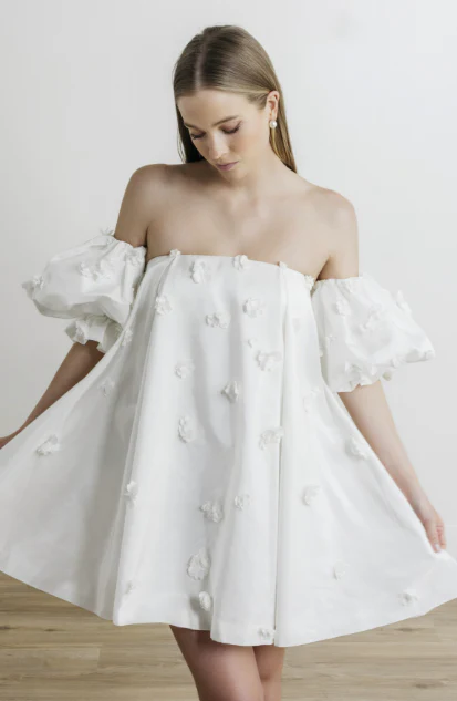 By Watters Little White Dress Posie 39324 - Image 9
