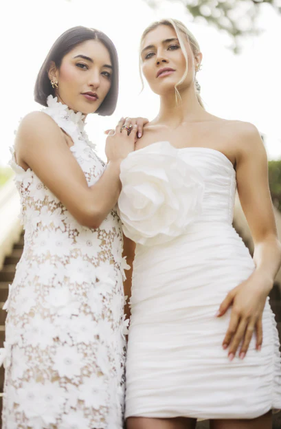 By Watters Little White Dress Rose 39317 - Image 10