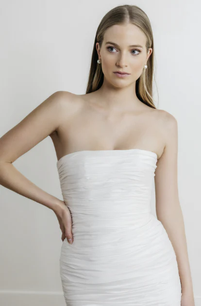 By Watters Little White Dress Rose 39317 - Image 5