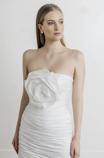 By Watters Little White Dress Rose 39317 - Image 7