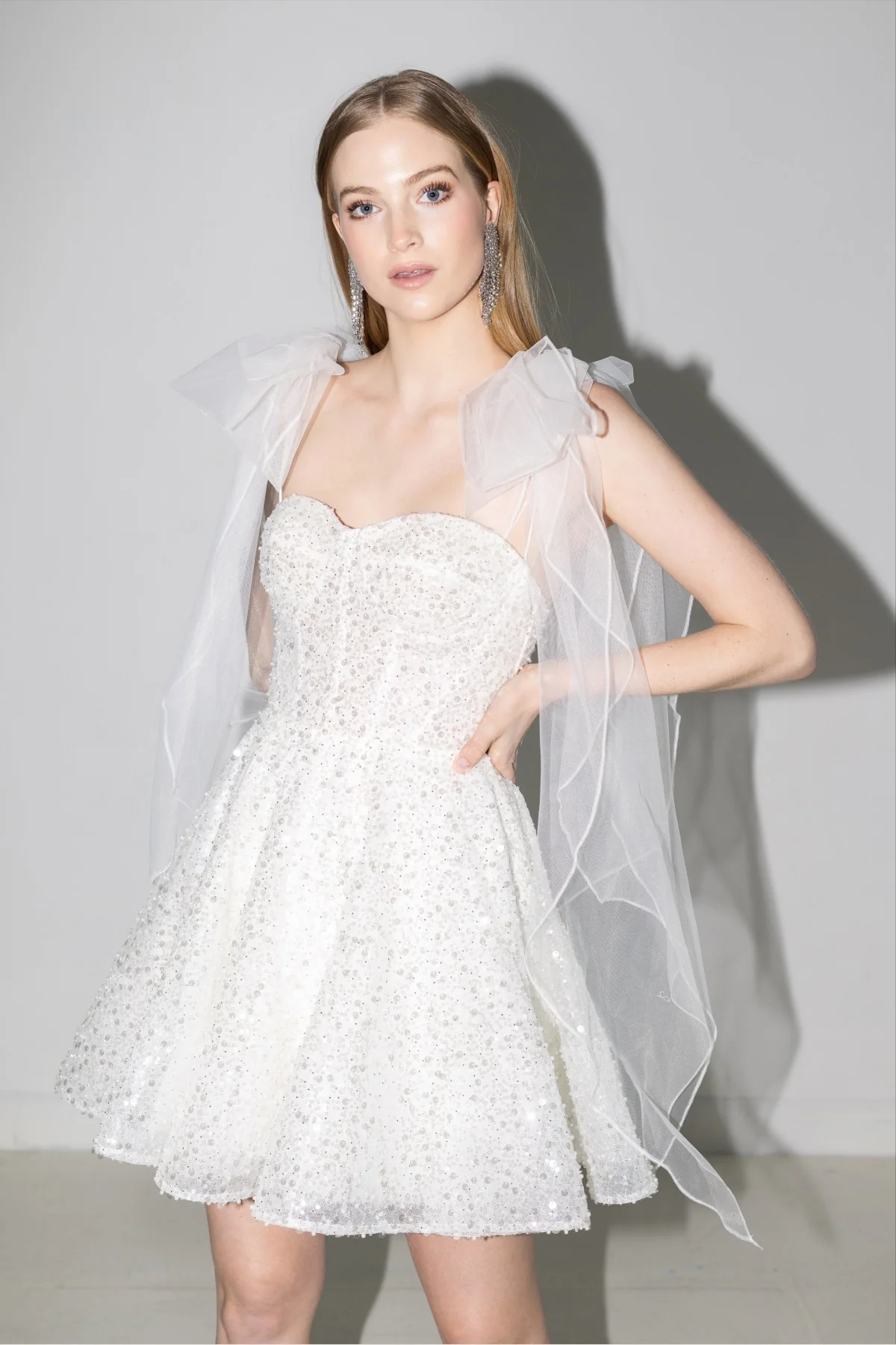By Watters Little White Dress Palmier 35401 - Image 3