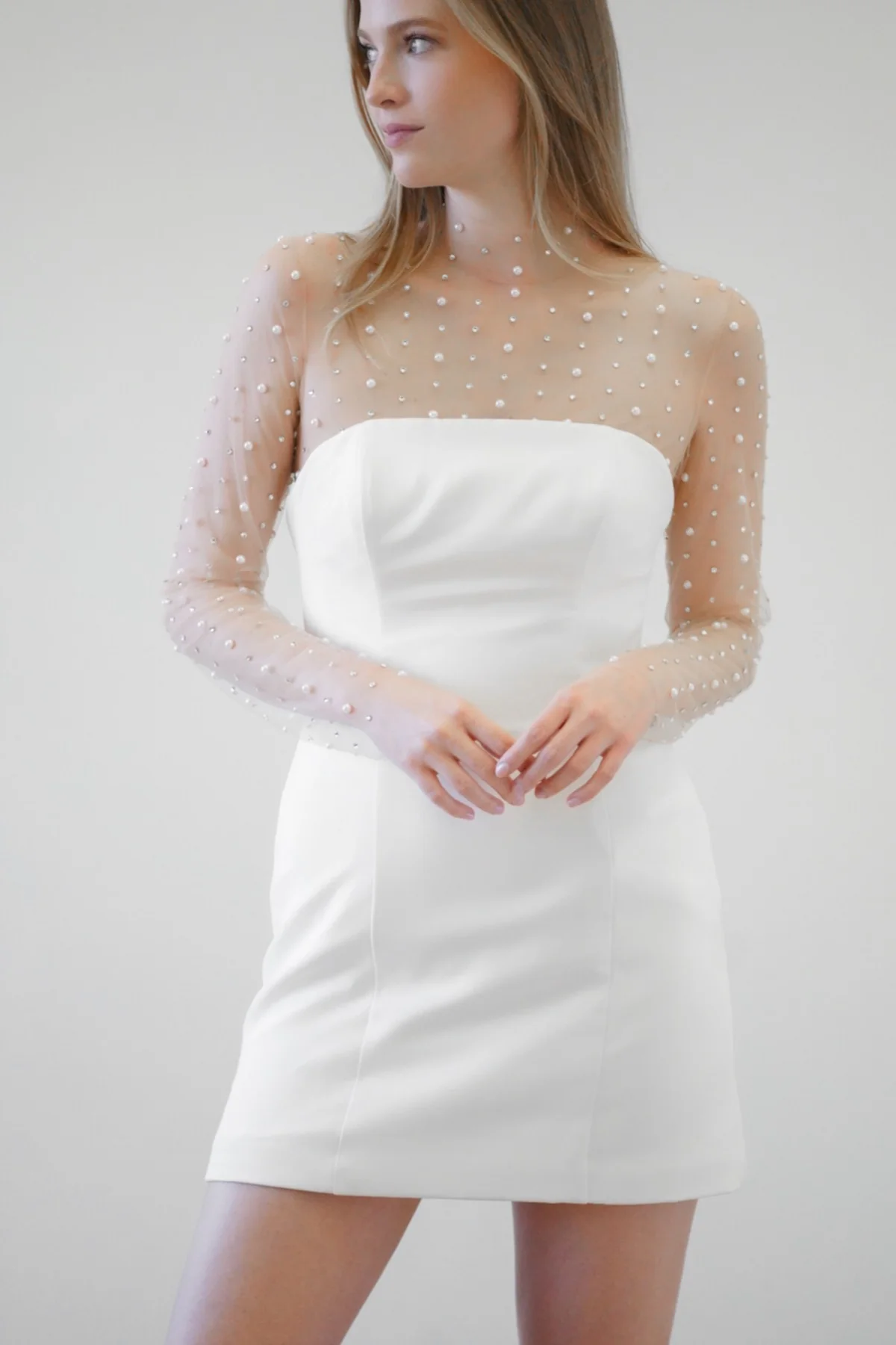 By Watters Rosehip Beaded Bodysuit 37328 - Image 3