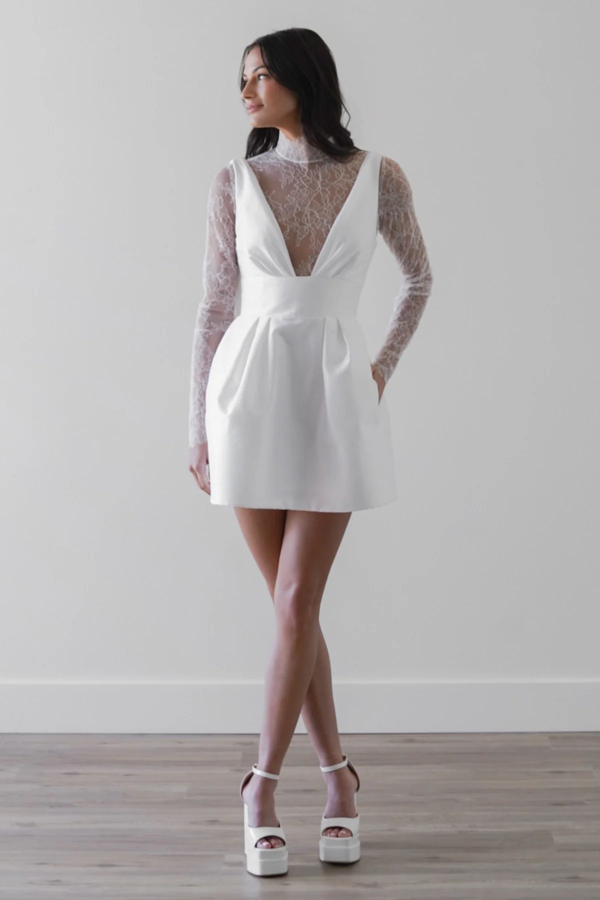 Watters Dress Style Sencha Lace Bodysuit 37112 - Image 3