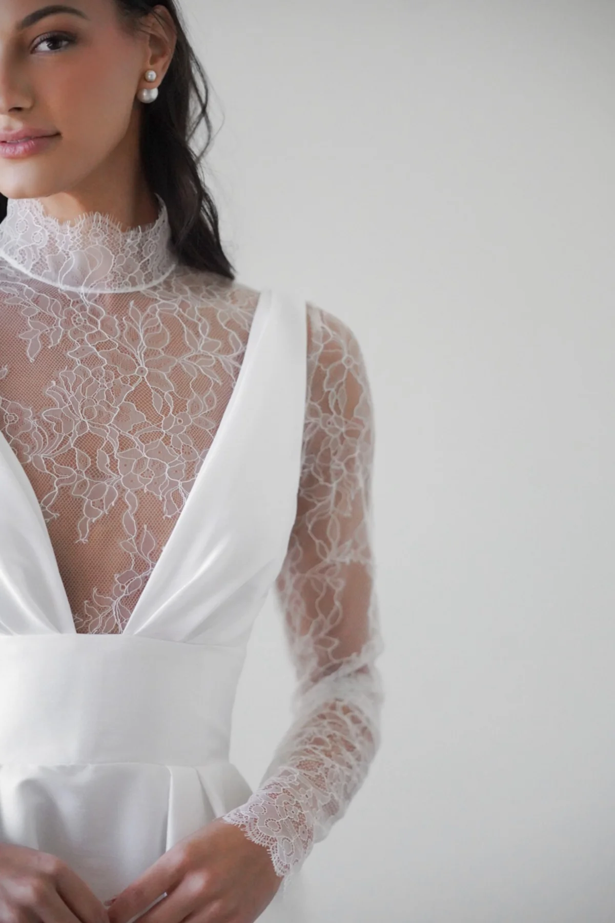 Watters Dress Style Sencha Lace Bodysuit 37112 - Image 4