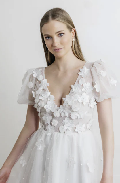 By Watters Little White Dress Tulip 39702 - Image 3