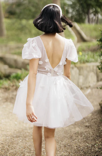 By Watters Little White Dress Tulip 39702 - Image 5