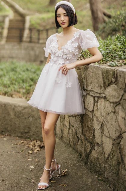 By Watters Little White Dress Tulip 39702 - Image 7